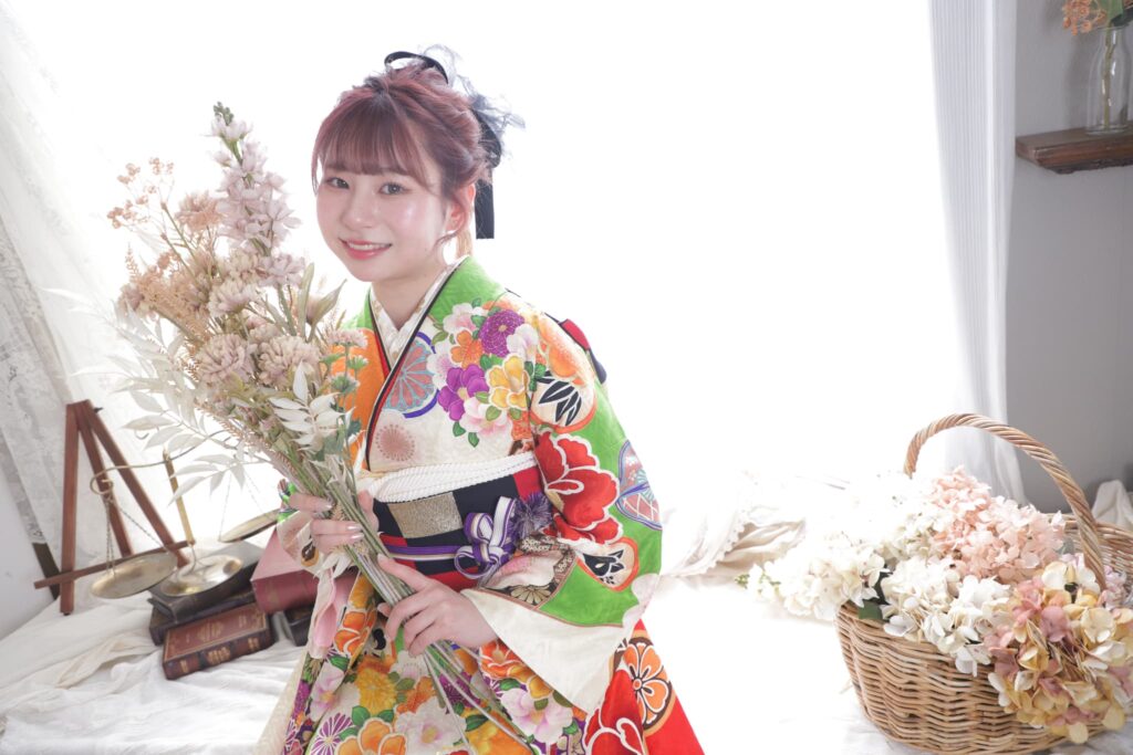 振袖レンタル(成人式)奈良市_フォトスタジオワタナベ(渡辺写真館)奈良押熊店_振袖フルセットレンタル