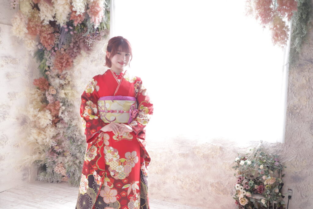 振袖レンタル(成人式)奈良市_フォトスタジオワタナベ(渡辺写真館)奈良押熊店_振袖上半身