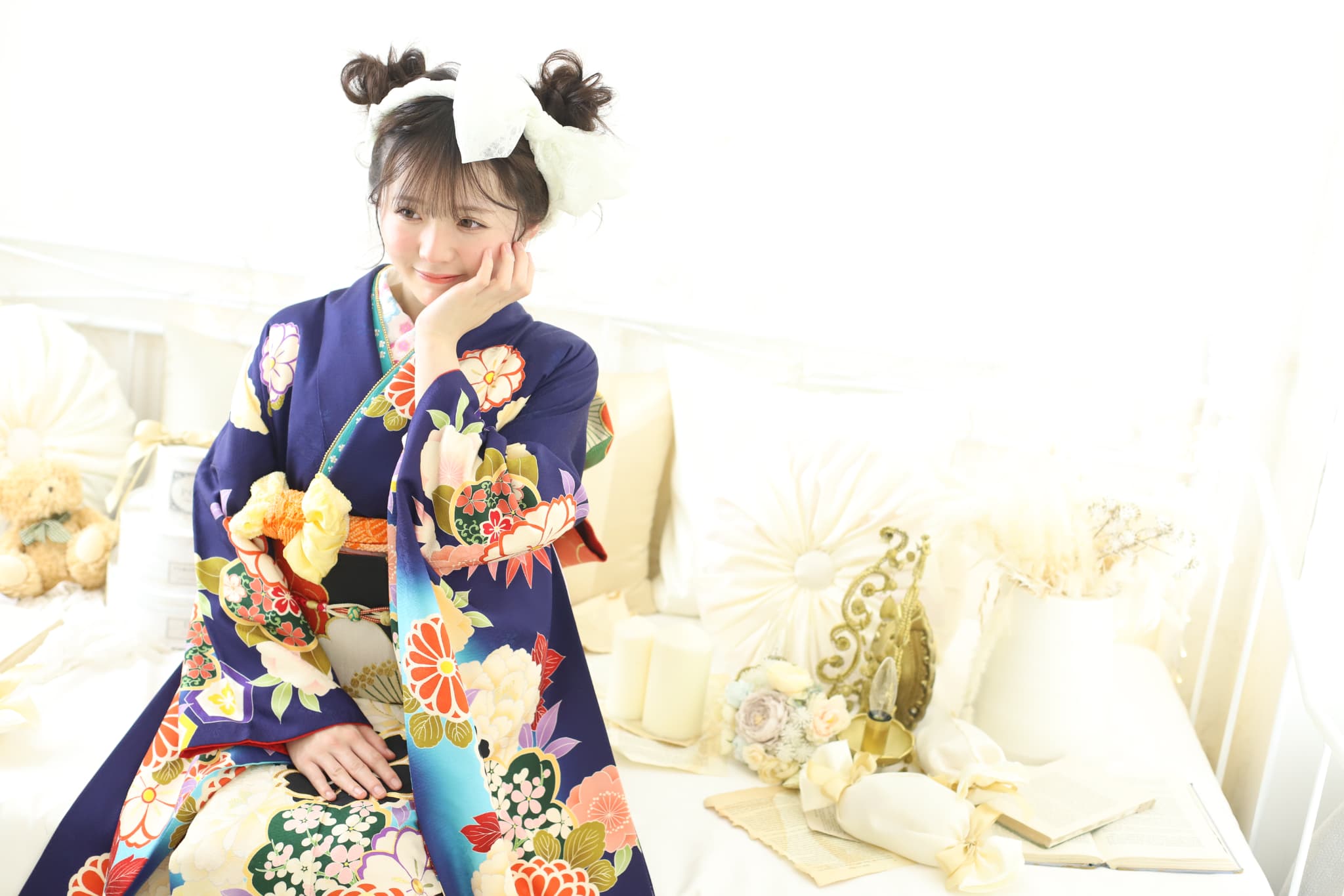 振袖レンタル(成人式)奈良市_フォトスタジオワタナベ(渡辺写真館)奈良押熊店_お洗濯保障