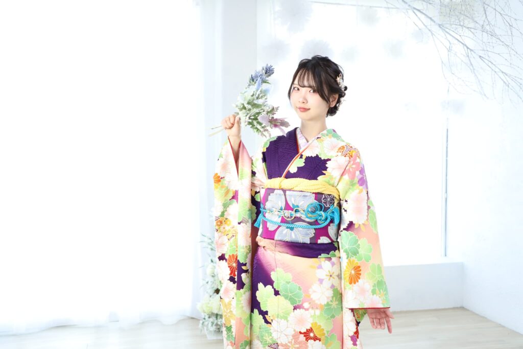 振袖レンタル(成人式)奈良県着物・振袖レンタルワタナベ_紫振袖